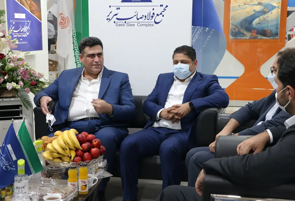 حضور مدیرعامل و هیئت همراه صنایع فولاد خورشید راسا